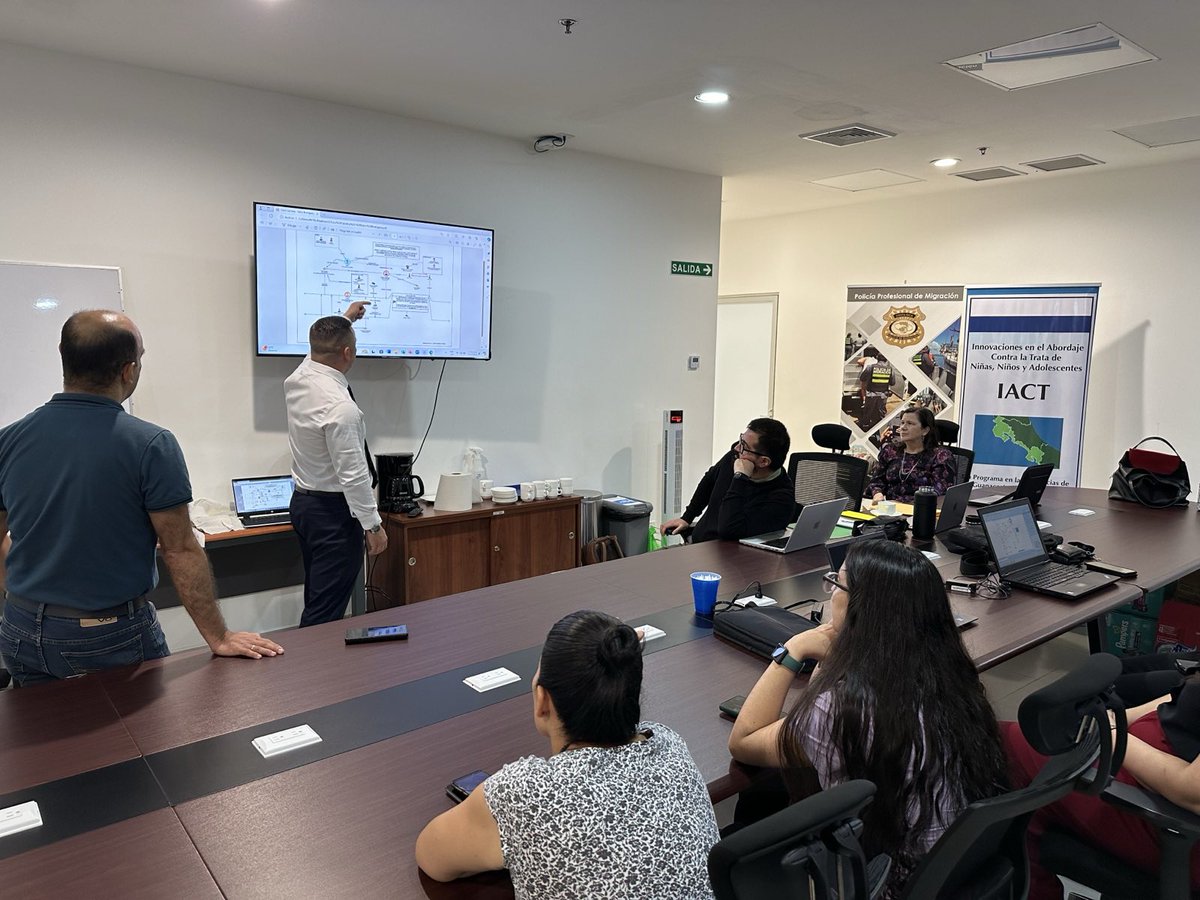 WarnathGroup's tweet photo. Today we concluded a successful and productive technical assistance series on the application of criminal analysis to child trafficking cases in Costa Rica, implemented in partnership with PPM through the @JTIP-funded Innovations in Addressing Child Trafficking (IACT) Program. https://t.co/t1TkXtiJ4y