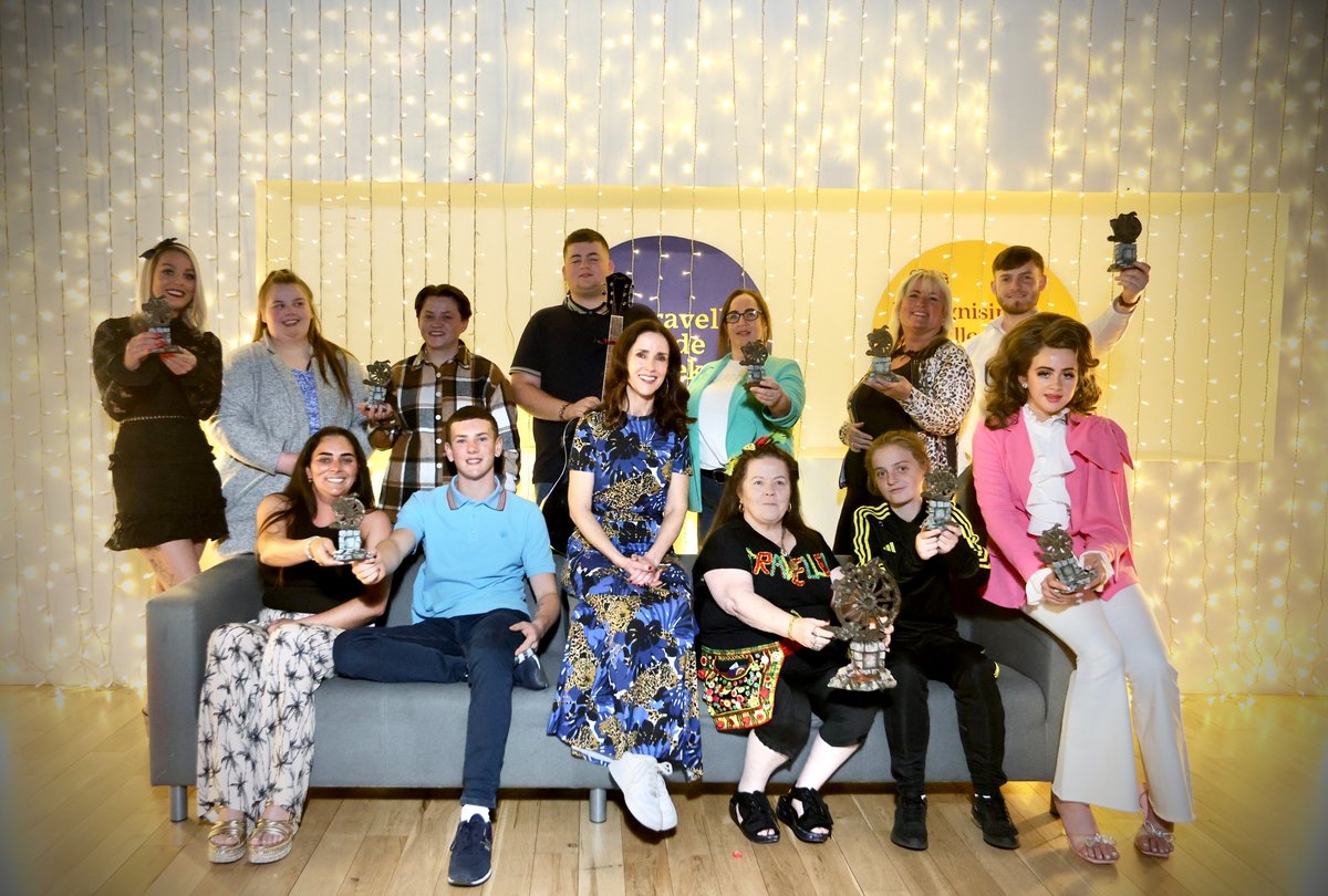 Traveller Pride Award Winners 2024 with our MC Maia Dunphy pictured after the awards today. Congratulations to everyone !! 🥳🥳👏👏