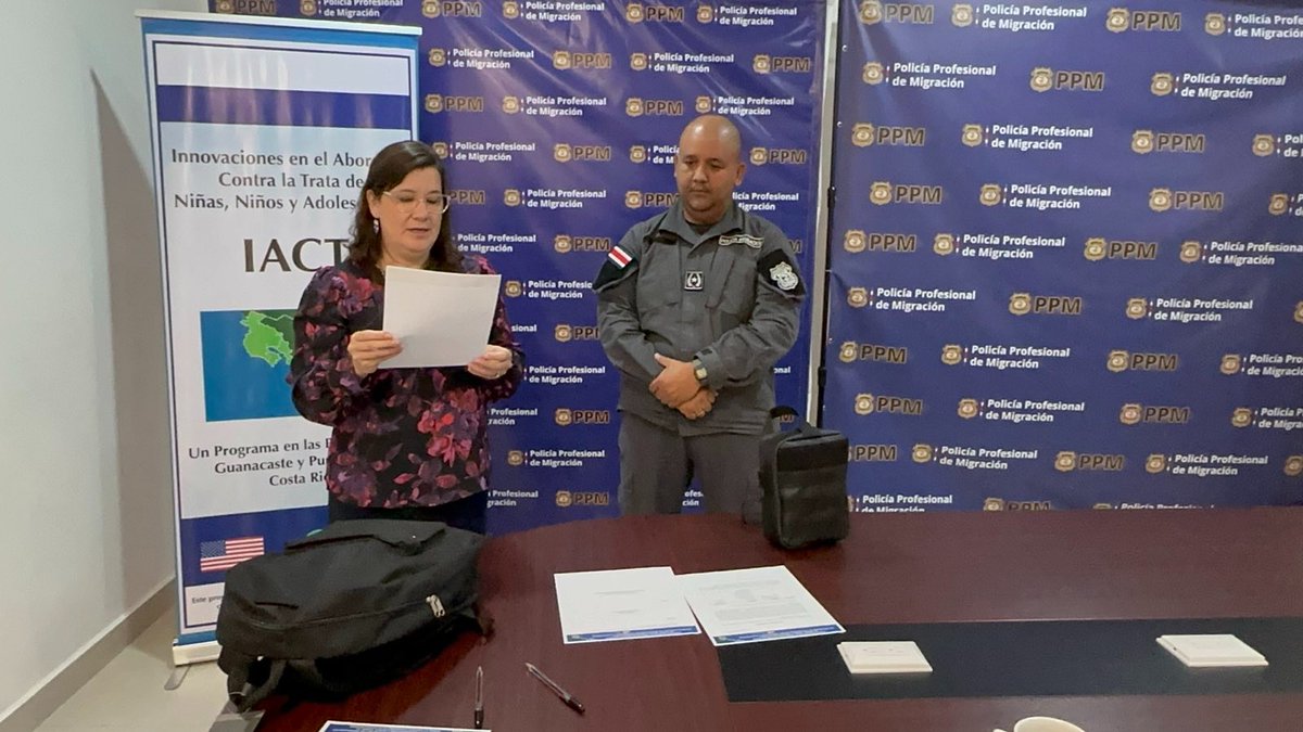 WarnathGroup's tweet photo. Today we concluded a successful and productive technical assistance series on the application of criminal analysis to child trafficking cases in Costa Rica, implemented in partnership with PPM through the @JTIP-funded Innovations in Addressing Child Trafficking (IACT) Program. https://t.co/t1TkXtiJ4y