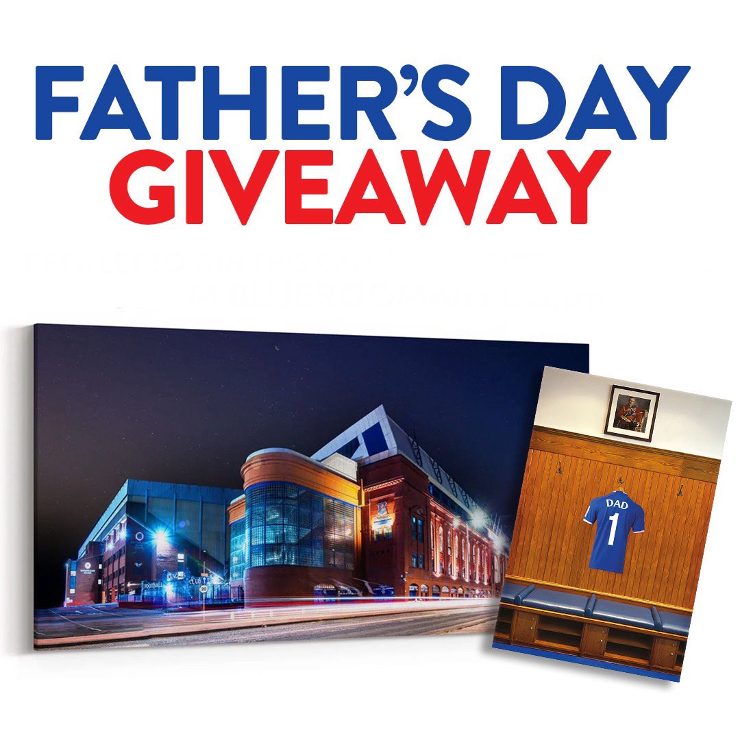 BlueRoomArt's tweet photo. 🏆 Scottish Cup Final Giveaway!

🇬🇧 Correctly predict RANGERS FIRST GOALSCORER on Saturday to win this Canvas and Father’s Day card.

One winner picked at random after the match. https://t.co/F9NXxsRPuW