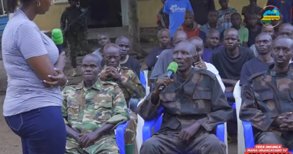 Burundian soldiers who were captured by M23 in 2023.They are still pleading for the regime to bring them home , the regime has disowned them like other hundreds who were blown to bits by Kivu natives who refused to go back in exile . The diplomatic prostitution in which Congo
