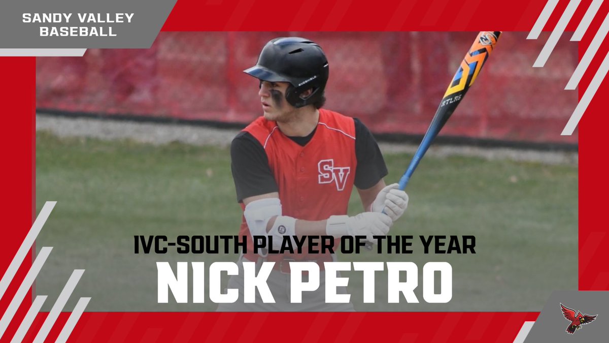 Congratulations to <a href="/nickpetro03/">Nick Petro</a> on being named IVC South Player of the Year!