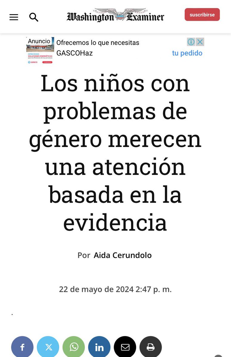 “Tome los bloqueadores de la pubertad, que pueden afectar negativamente a las funciones cognitivas y a la densidad ósea. Dado que la mayoría de los niños con bloqueadores de la pubertad eligen tratamientos de hormonas sexuales cruzadas como estrógeno o testosterona, la