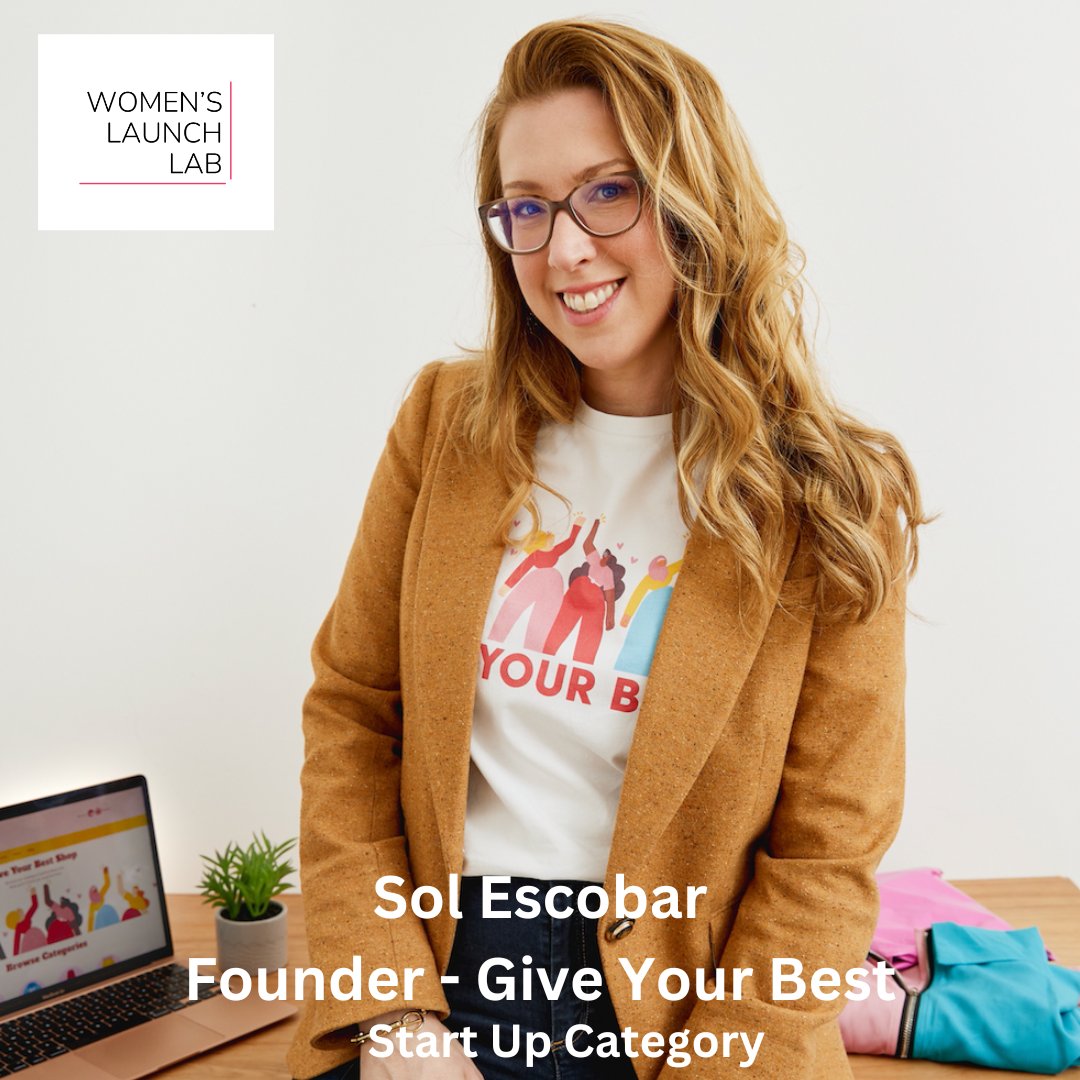 We are pleased to announce our fifth Women's Launch Lab winner, Start Up category - Sol Escobar, Founder of Give Your Best. You can read more about Sol below, and we look forward to meeting her in June.
<a href="/giveyourbest_uk/">Give Your Best UK 🧡</a> 
#nwew24 #womenslaunchlab #shemeansbusiness