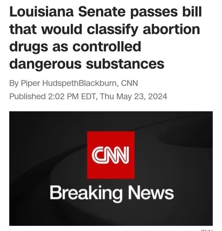 The gop controlled senate has passed the bill to reclassify mifepristone as a controlled substance, putting it in the same category as narcotics. It will now go to the governor who is expected to sign it. This bill goes against FDA recommendations for mifepristone. The gop are