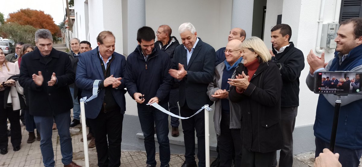 JND_uy's tweet image. El sec. Gral de la #JND @DanielRadioP participa de la inauguración del Centro de información, derivación y diagnóstico : "Un paso a la esperanza", junto al Intendente de @idTacuarembo Wilson Ezquerra, Ministro del @midesuy @asciarram y el Alcalde de #PasodelosToros @luisirigoin