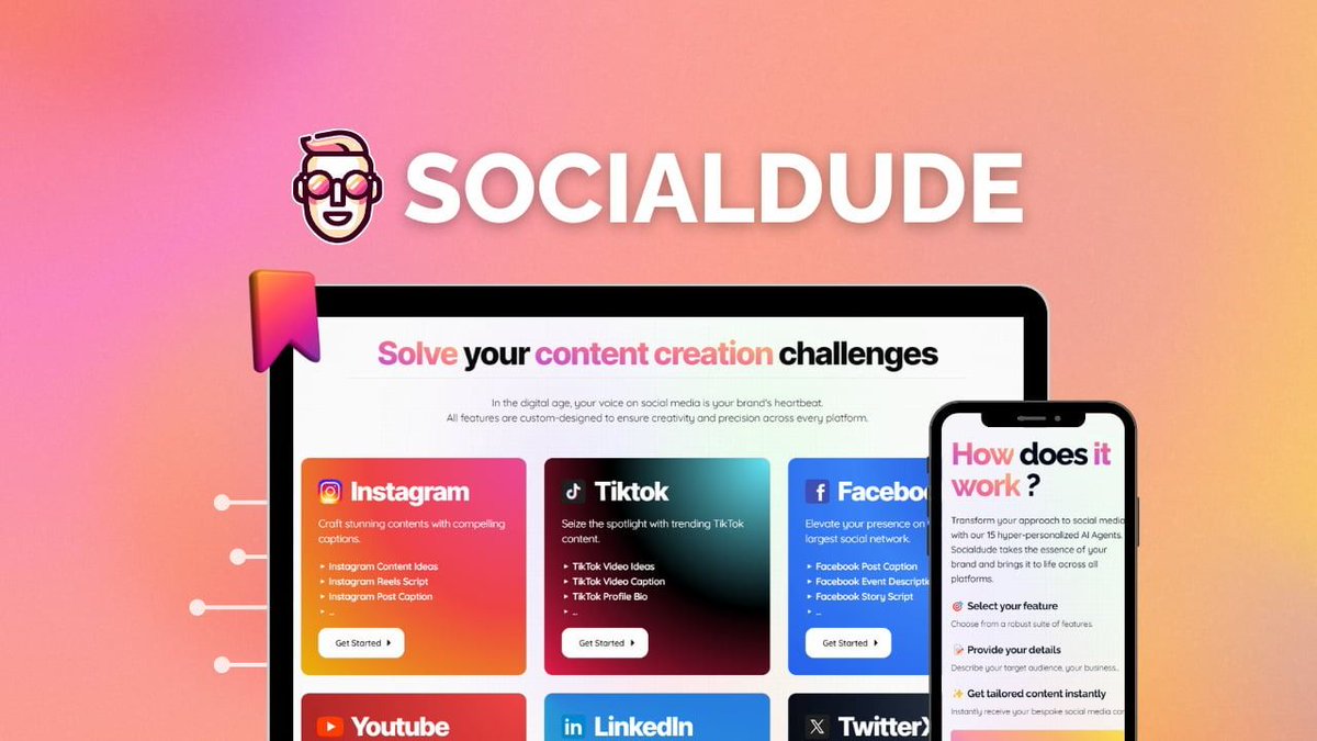 ChanPerco's tweet photo. Les 10 meilleurs outils IA pour créer du contenu sur les réseaux sociaux en 2024 

SocialDude. ai – 🤖 L’outil IA pour une création de contenu sur les réseaux sociaux rapide et personnalisée
Submagic. co – 🎬 Transformez vos vidéos en chefs-d’œuvre sous-titrés avec l’IA https://t.co/R71GxJCyYE