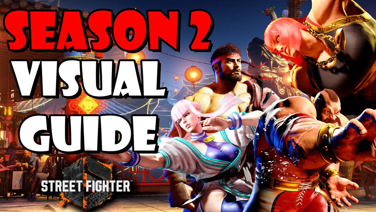 Rooflemonger's tweet photo. The Visual Guide to all the big changes of Street Fighter 6's Season 2 Balance Patch is now LIVE!
Rocking about 2 and a half hours long, lets go over every change and showcase lots of examples of how the new stuff works!
>>>
https://t.co/9m165TpoOe
https://t.co/9m165TpoOe
<<< https://t.co/QHBelaKaL2