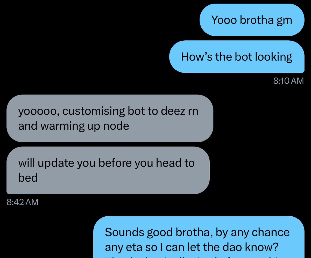 MasksPoly's tweet image. @Atitty_ @DeezNode 
Does Atitty tryin to rug his DAO? did he actually bought a DeezNode? 🤣

What's "warming up the node" even means lmao, sounds like a bunch of rug crap to me. bruh is spreading excused like there is no tomorrow.

Wen @Atitty_  stop ruggin his DAO? prolly never