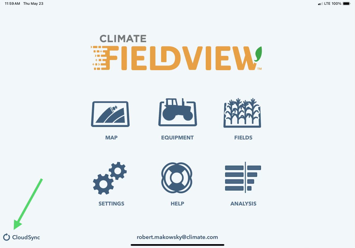 Using iPads without a data plan while using FieldView Cab in the field? Remember to bring your iPads in &amp; get them connected to Wi-Fi in your yard, shop, or house, and CloudSync your data. This is a great task to do while servicing equipment or waiting on seeding delays.
#plant24