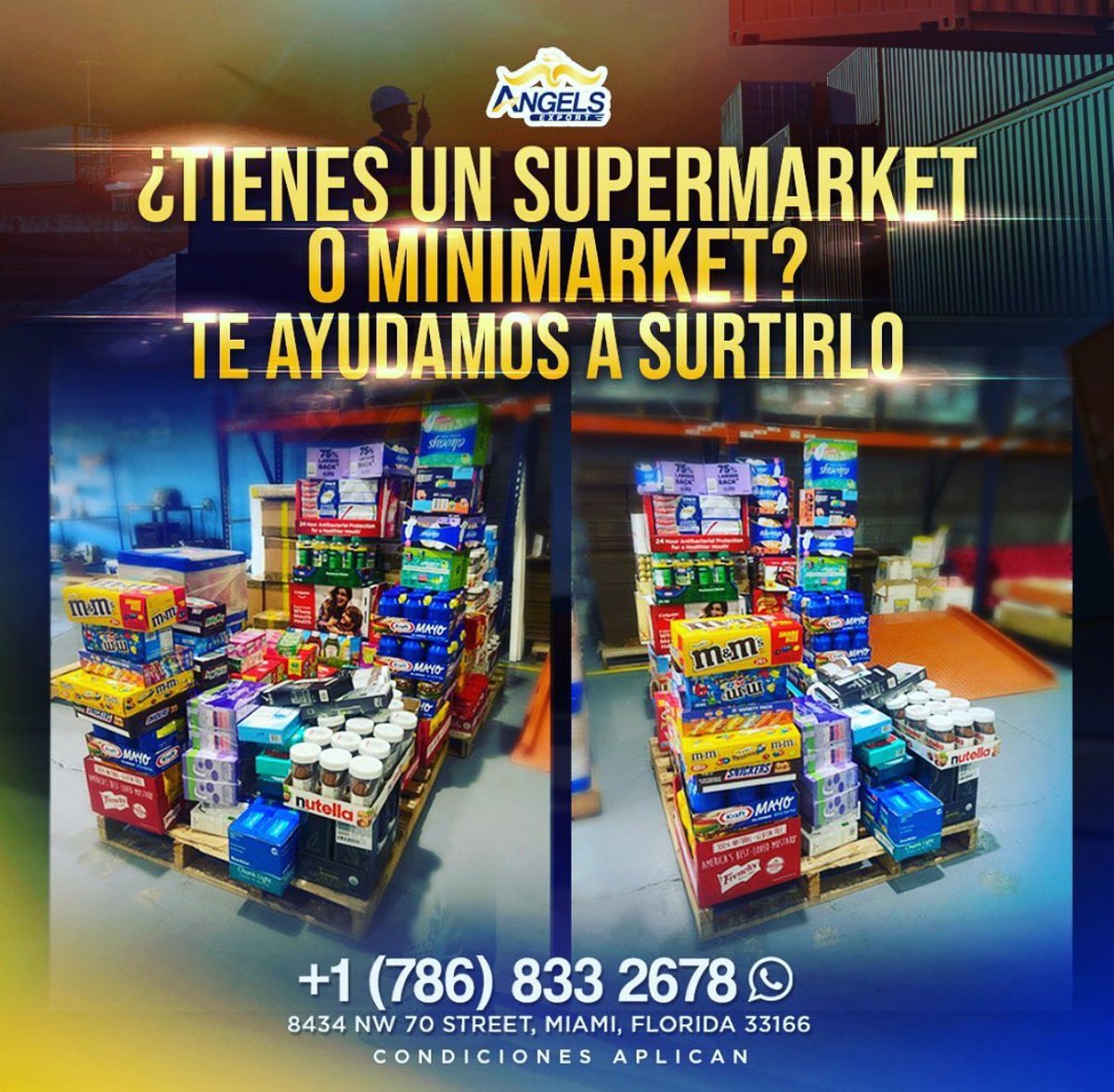 AngelsExport's tweet photo. Con nuestro servicio de Personal Shopper seremos tu mejor aliado para surtir tu negocio. 

¡Contáctanos para una asesoría personalizada! https://t.co/tZsLEeasIc

#AngelsExport #EnviosSeguros #Venezuela #CargaSegura https://t.co/bke72PMcf4