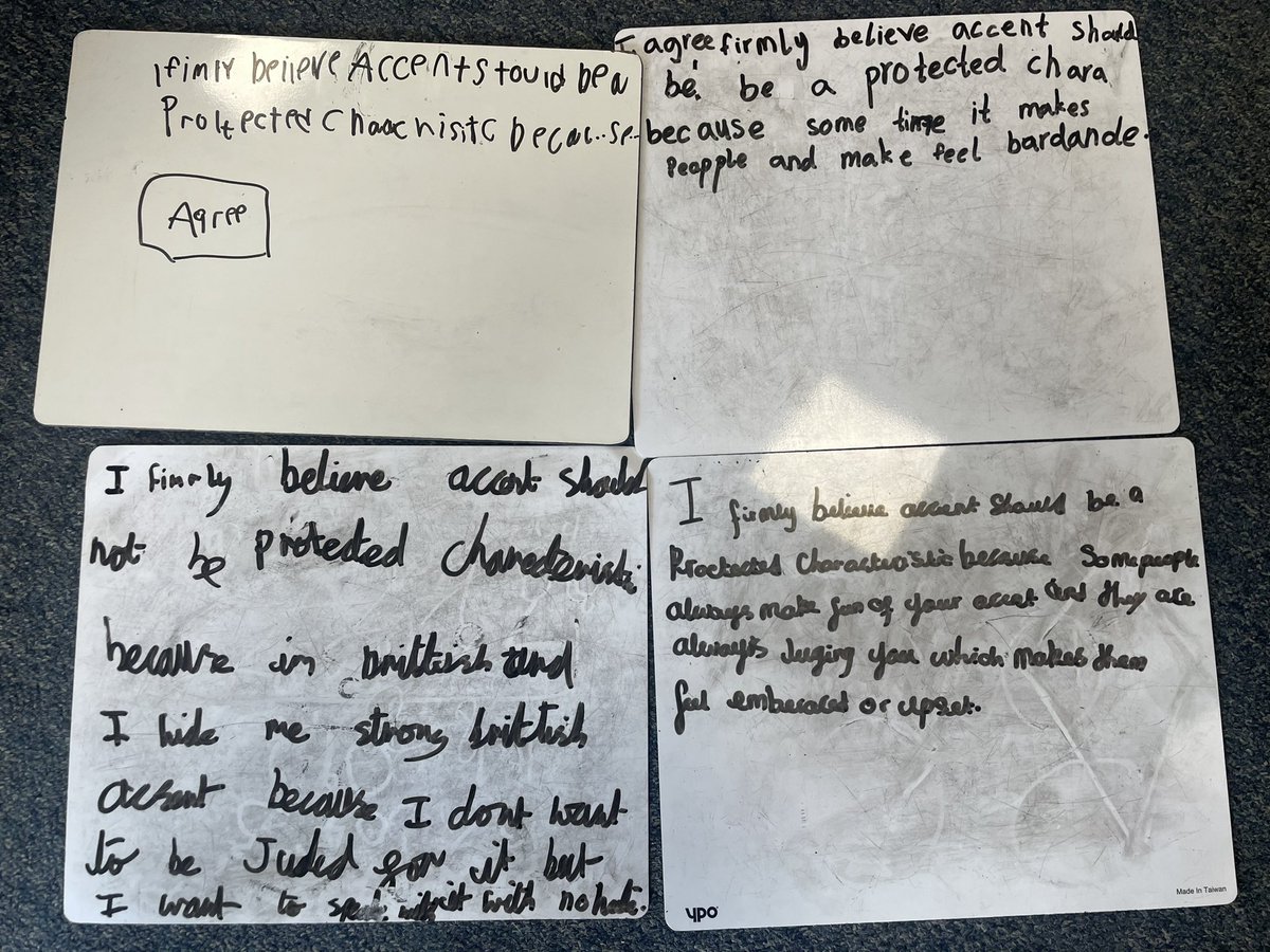 Pupils had the opportunity to reflect on and contrast their personal experiences as they discussed on @votesforschools topic using @voice21oracy skills. The pupils have effectively presented their views to their peers. 

@DeltaSouthmere @MrsBinnsSMPA 

#DeltaPupils #ReadingList