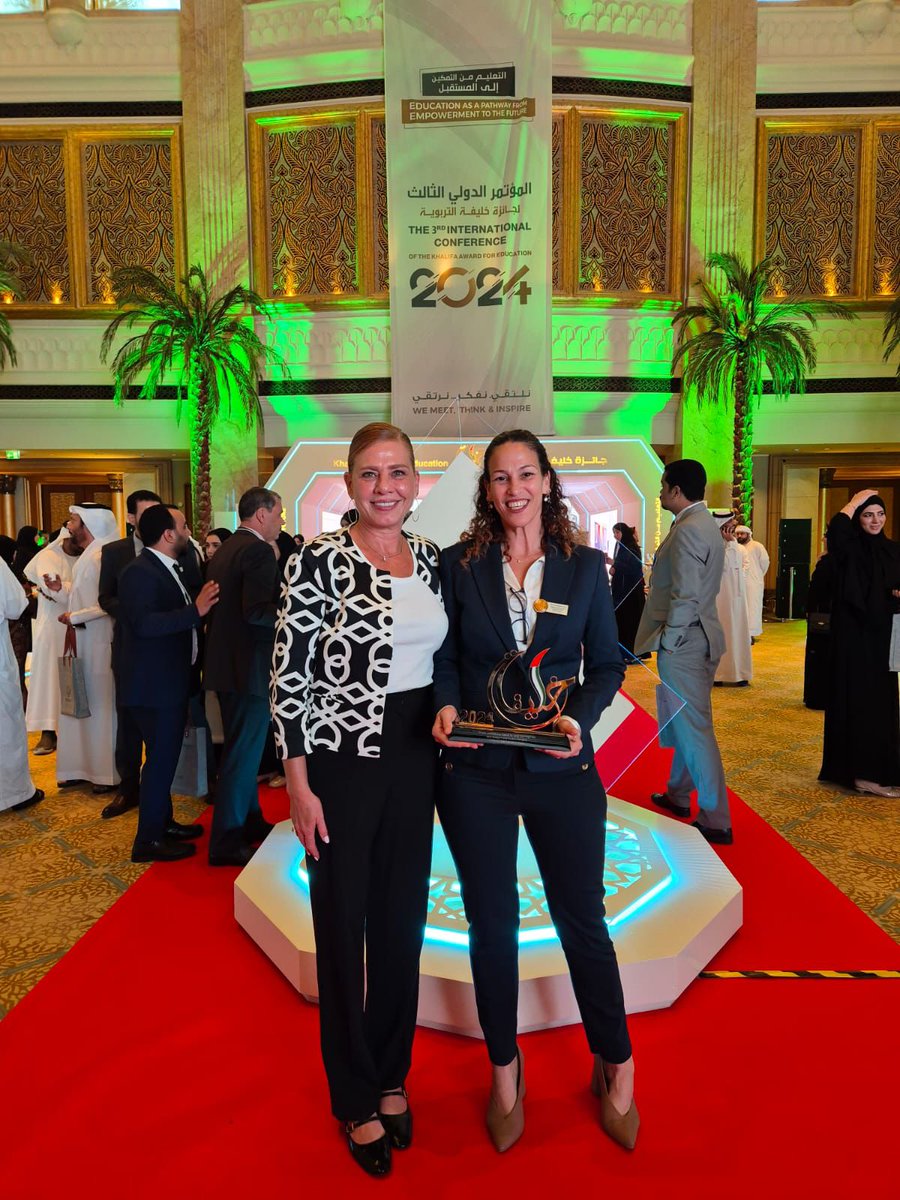 TechnionLive's tweet photo. Congratulations to Prof. @TzipiKraus  for receiving the prestigious Khalifa Award for Education from the UAE!🇦🇪 🌟🏆 As one of only four international winners, her groundbreaking research in early childhood learning is truly inspiring. Here's to future collaborations and a brighter future for children! 🌍👶📚#Education #Research #Technion
@israelintheUAE

https://t.co/MwMdyVEjsP