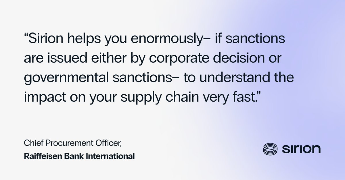 Compliance isn’t just legal necessity—it’s strategic. See how Raiffeisen Bank leverages proactive #CLM for #riskmitigation, brand reputation, and operational efficiency. Read their success story:

sirion.ai/library/case-s…