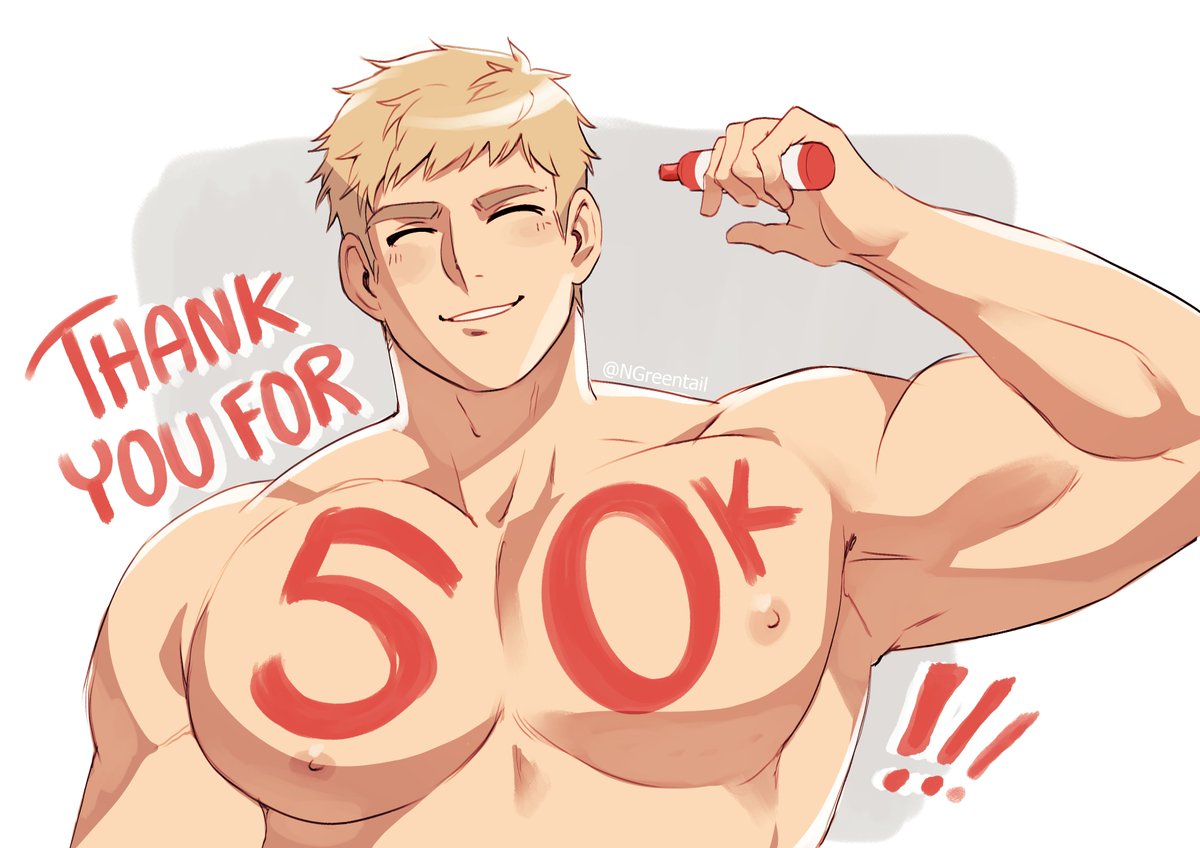 NGreentail's tweet image. I can't believe I've reached 50k followers, I'm beyond grateful 😭😭💚!!!
It 's been somewhat over a month since I posted my first Laios fanart at 15k followers, and since then it's just been such a rollercoaster of emotions, thank you for following me and my work!