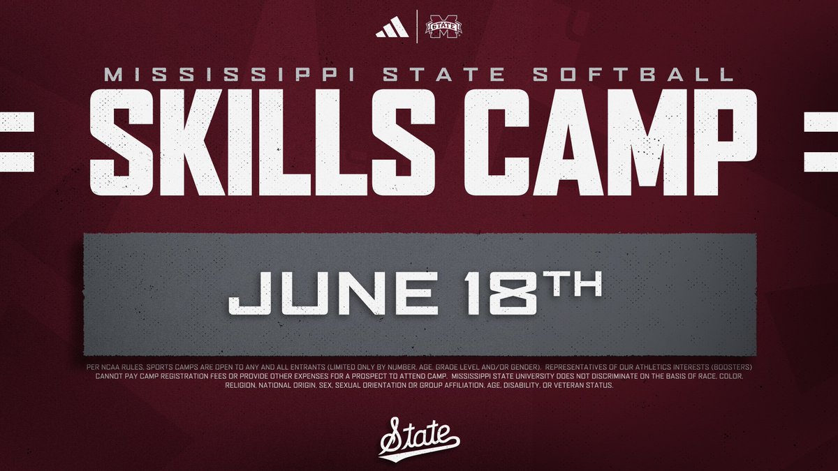 Hone your skills on the diamond with us and visit #StarkVegas this summer! 📝 hailst.at/SBCamps #HailState🐶