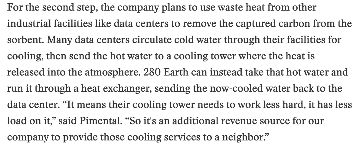 joerigodanzo's tweet photo. DAC from @280earth could provide cooling services for nearby data centers. I like the idea, but imagine real-world implementation is hard

h/t @emilypont https://t.co/SMDLuSGoFE