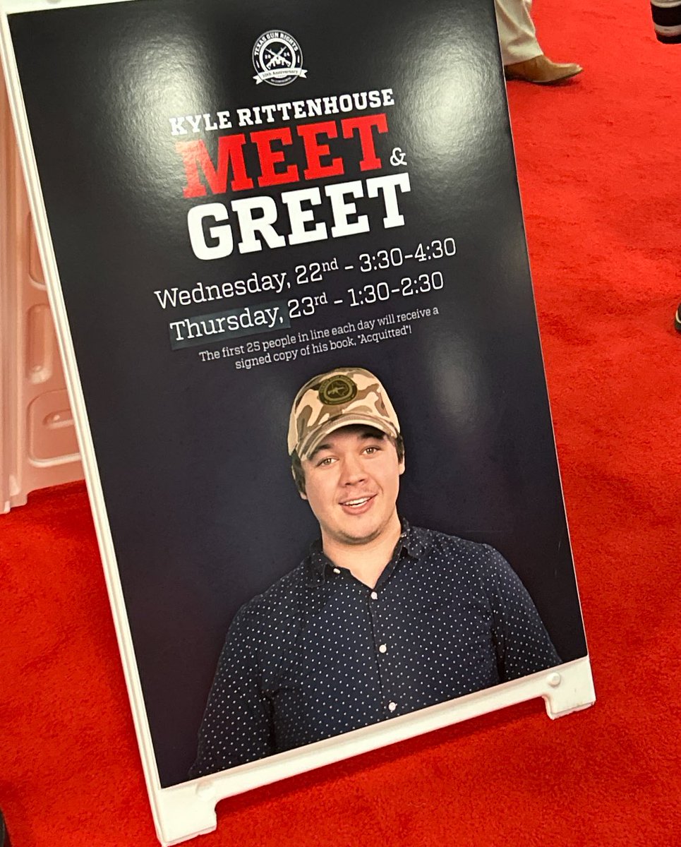 Happening shortly at the Texas GOP convention: A meet and greet with Kyle Rittenhouse.