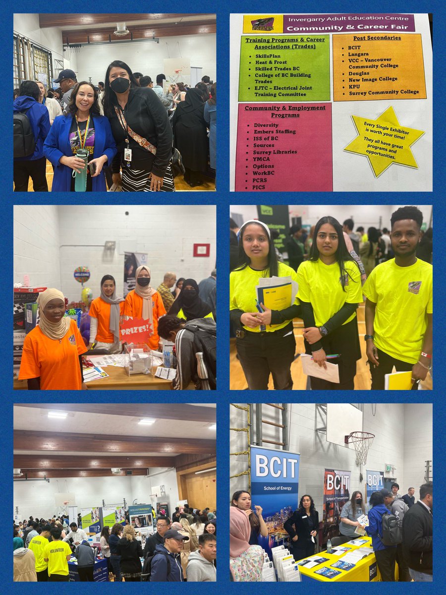 selmahsmith's tweet image. Exciting day @InvergarrySD36 ! Career fair, post-secondary information and community organizations all sharing great resources with our learners. #sd36learn @Surrey_Schools #bced