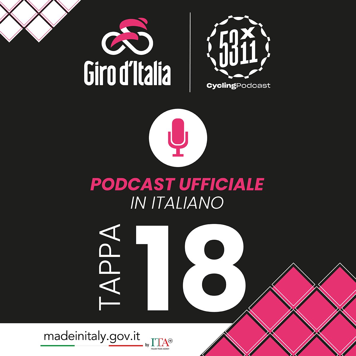 🎙PODCAST🎙 🎧 @53x11podcast - Tappa 18 - Rivincita Merlier 🤩 A 17 giorni dalla prima, Merlier torna a vincere: Padova è sua 👌 Una tappa 'normale': fuga, gruppo che controlla, mille watt in volata #GirodItalia ⭐ spreaker.com/episode/giro-d…