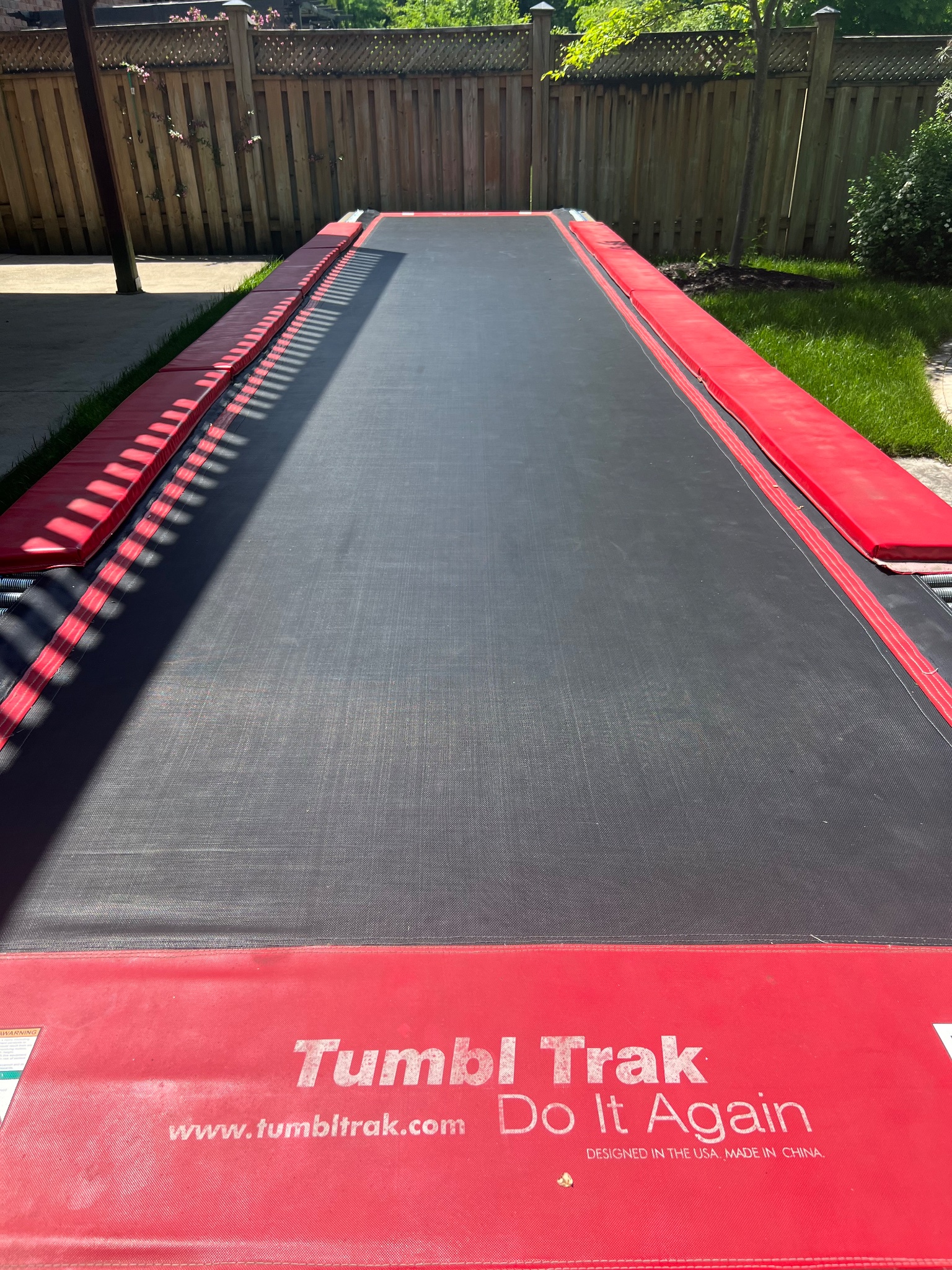 In ground tumble track hotsell