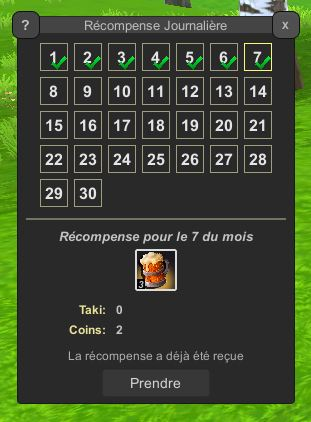 EConquerors's tweet photo. Coucou conquérant vous avez remarqué qu'il y a un ou des objets en récompense journalière
Bon jeu à vous😊 https://t.co/T3oTIIl5fD