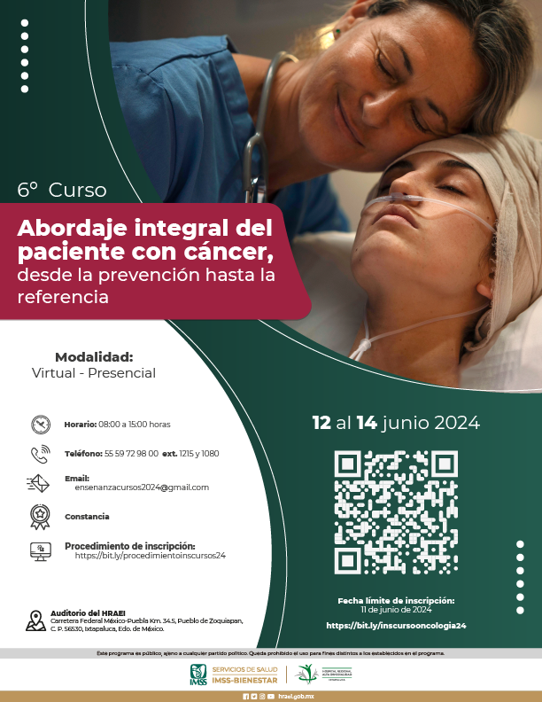 HRAEIxtapaluca's tweet photo. Educación Continua #HRAEI #Junio2024
Consulta el #cartel y #programa del evento en:
https://t.co/PujQKKVV9r
Información complementaria:
https://t.co/JgcmP5PMcz
#Gratuito https://t.co/Gi21zE7eYt