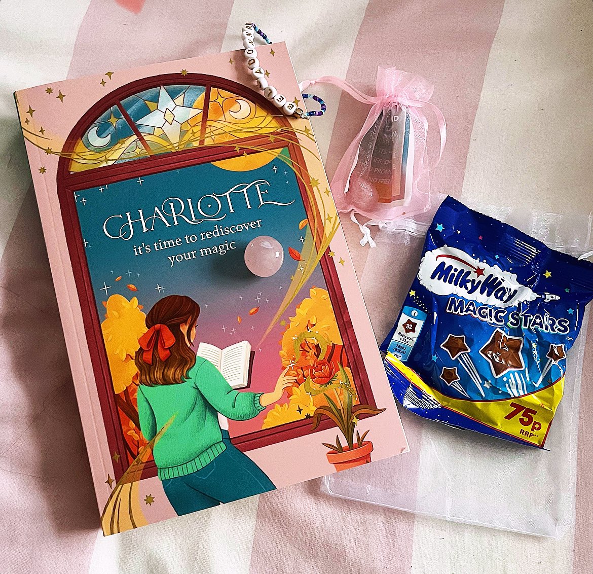 It has my name on it! 😭🩷🫶🏼 The biggest thank you to @panmacmillan @PanMacNews for this beautiful package! I cannot wait to dive into Rewitched! ✨ #rewitched
