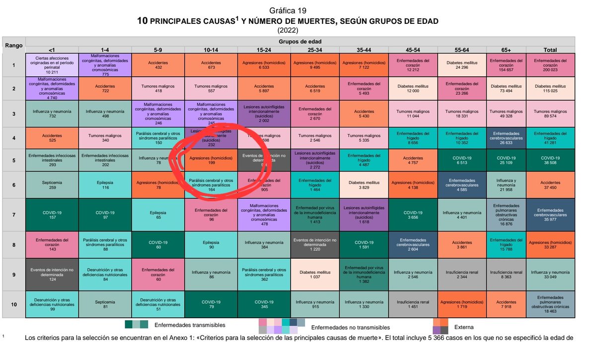 En el laberinto del Palacio. -Señor presidente los datos del @INEGI_INFORMA muestran que la quinta causa de muertes en niños de 10 a 14 años es el homicidio y a veces gritan #NoMeQuieroMorir -Es culpa de la oposición que me odia. -Cierto señor y además era un adolescente.