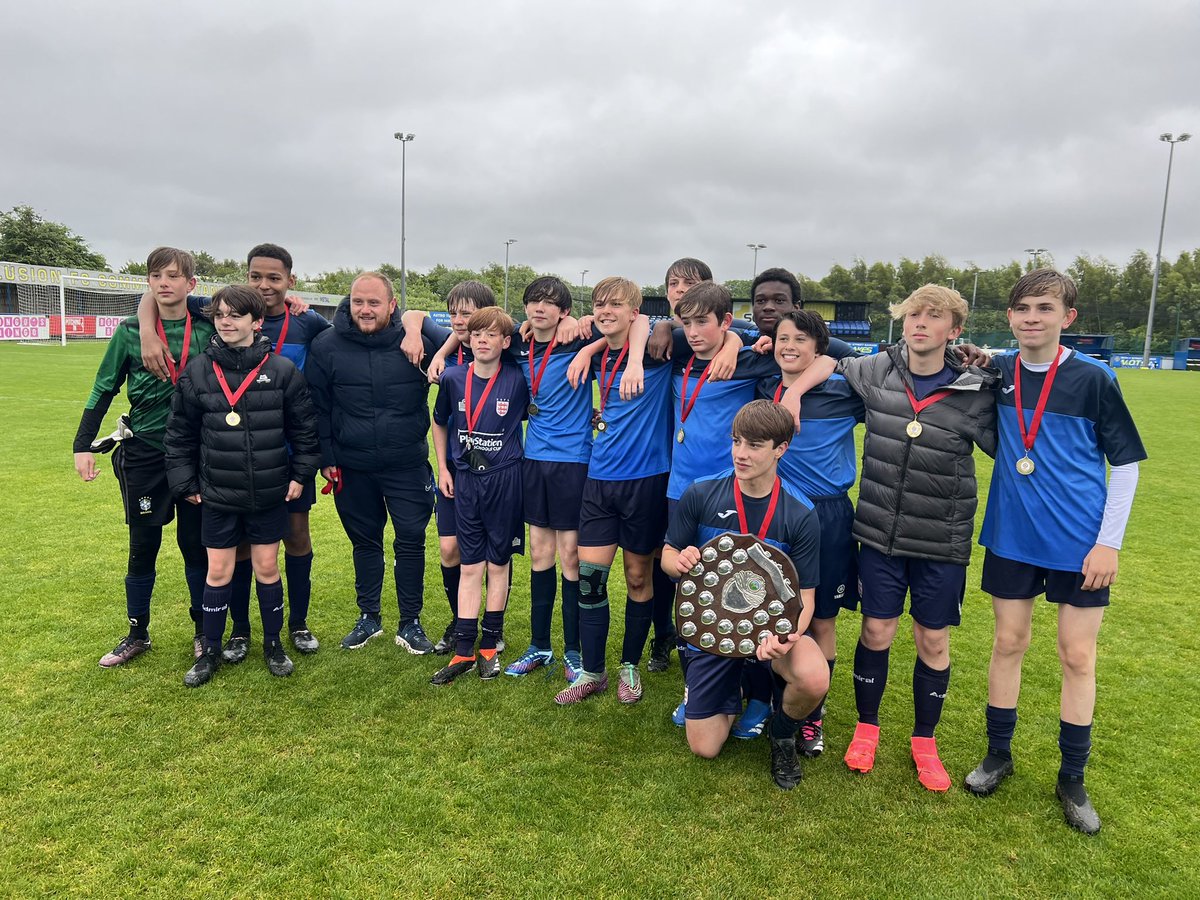 LpoolSchoolsFA's tweet photo. Congratulations West Derby on winning the Echo Shield. A hard fought 1-0 victory over SFX. Many thanks to Bootle FC for hosting. https://t.co/a9nQzlqnLh