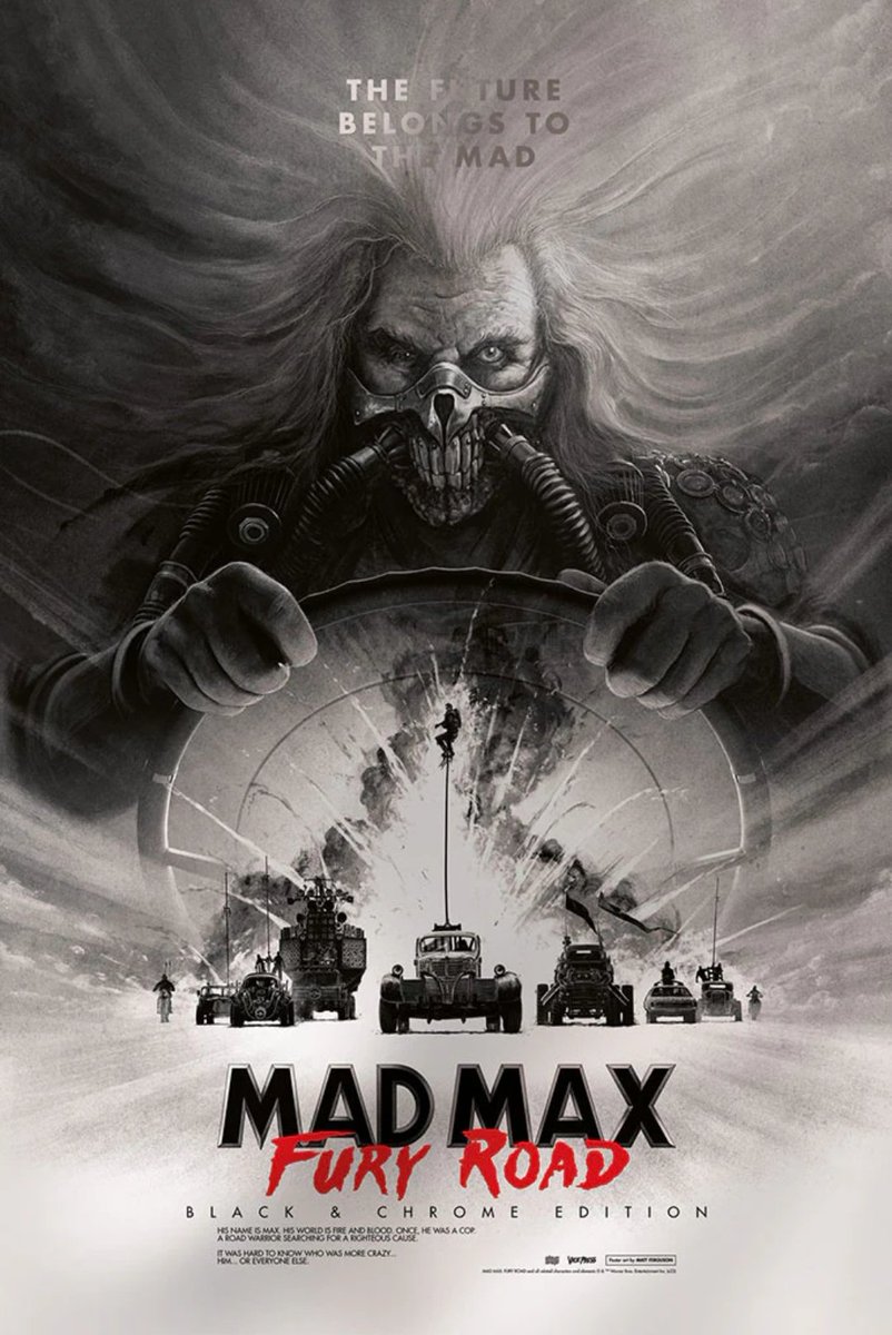 Word_Is_My_Bond's tweet photo. "Ah, Mediocre!"

#NowWatching

Mad Max: Fury Road 
- Black &amp; Chrome Edition 2015

#FilmTwitter
#FilmX
#Bluray
#LongTimeNoSee
(#FirstWatch of this version)
#SummerFlickFest24
#FallingOutBinge ☢️
#RoadToFuriosa
#HeadphonesUpTo11 🎧🤘 https://t.co/J7Y2E7Epx1