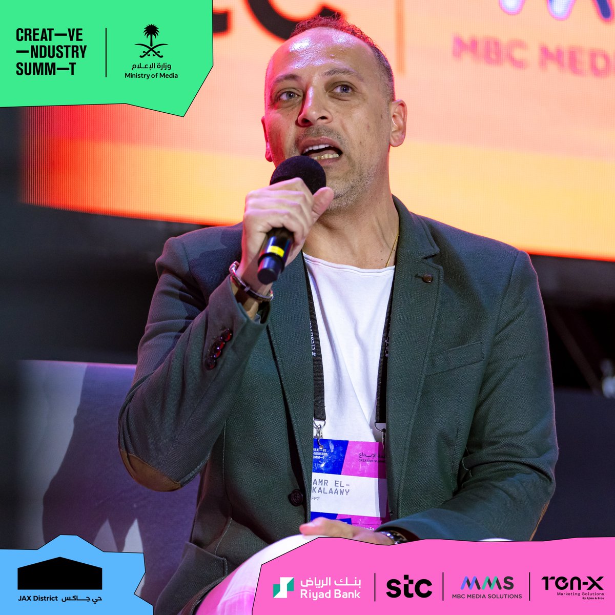 creativeindMENA's tweet image. A glimpse into the vibes of the "Pitching: Kill or Keep" panel on the #CreativeSummit stage 🎤✨