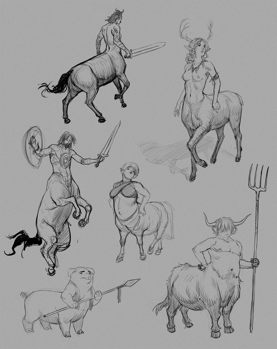 Centaurs of various stripes