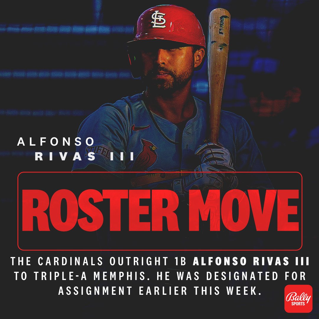 Alfonso Rivas III stays in the Cardinals organization. #STLCards