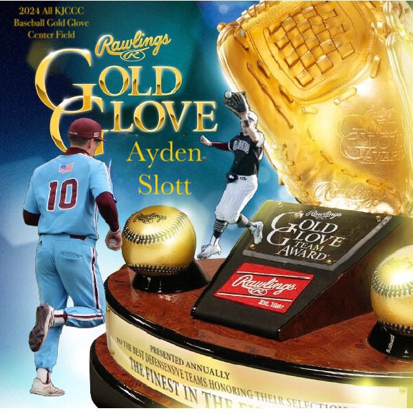 ayden_slott's tweet image. Blessed to receive the Gold Glove and second team all conference!