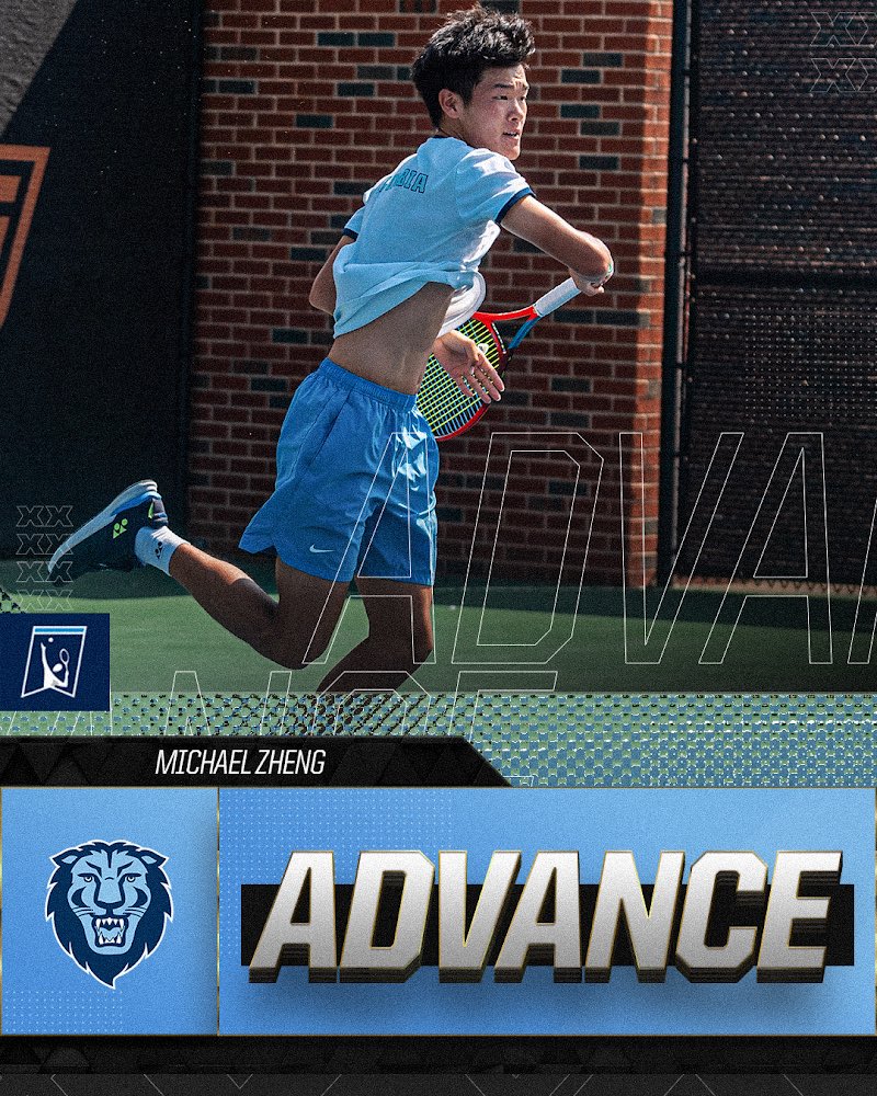 For the first time, there’s a Lion in the semifinals 🦁 @CULionsMTEN | #NCAATennis