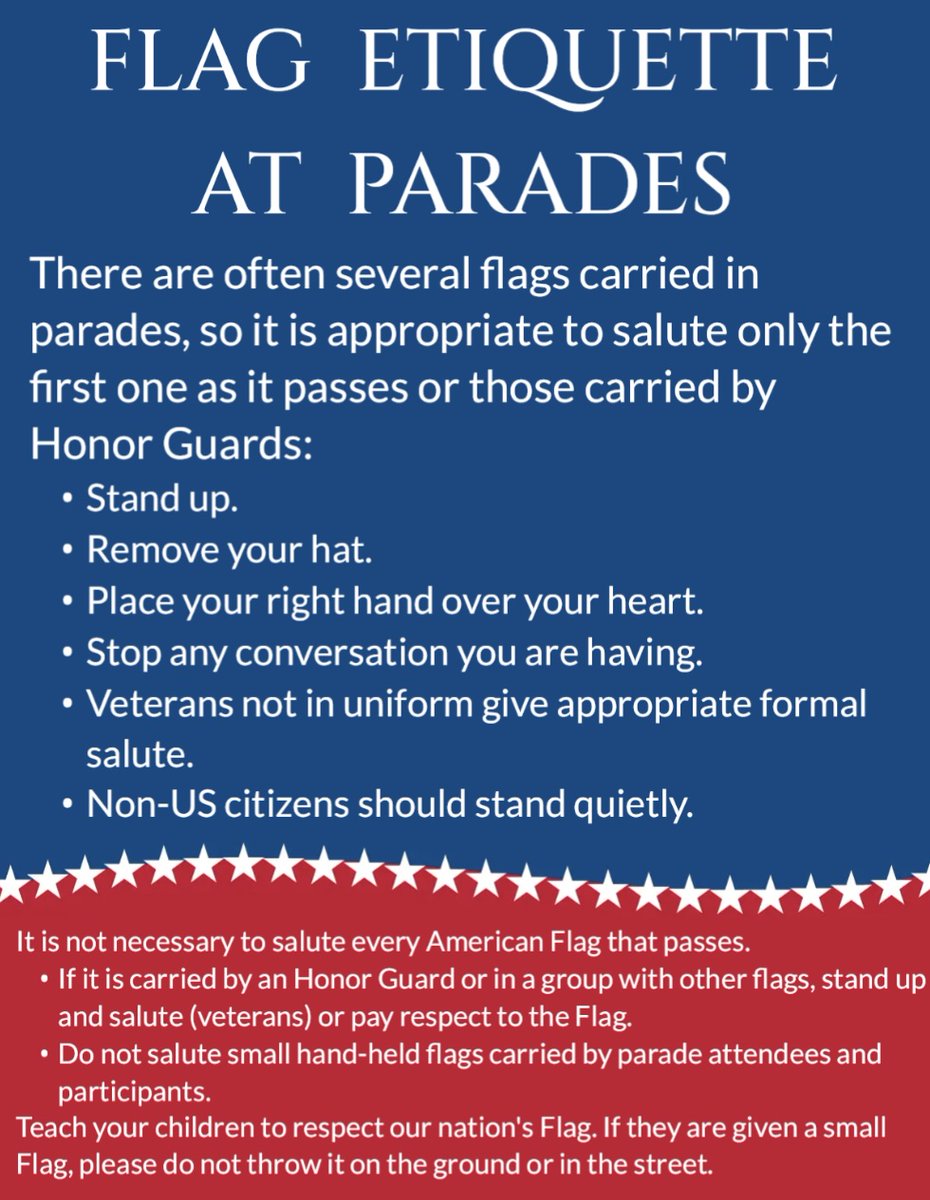This might be helpful as we approach the summer months; proper flag etiquette can be confusing.