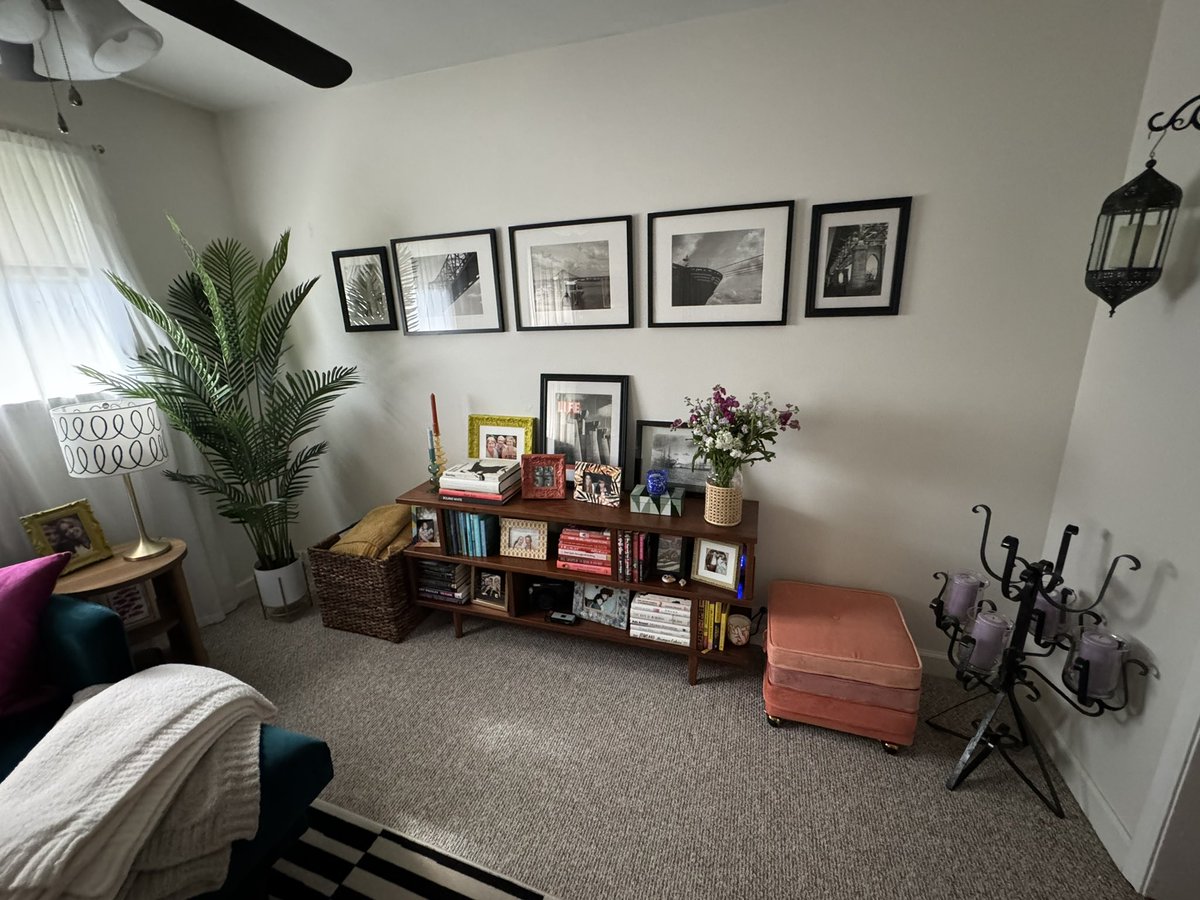 restrass's tweet photo. Remember when I got a new couch and finished redecorating my living room Saturday? So cozy! Anyway, my landlord just told me he’s selling the house so now I have to move. Know of anything in Metairie/River Ridge/Harahan/NOLA? Hit me up. I’m going to cry into some carbs now. https://t.co/2m64Tlruj4
