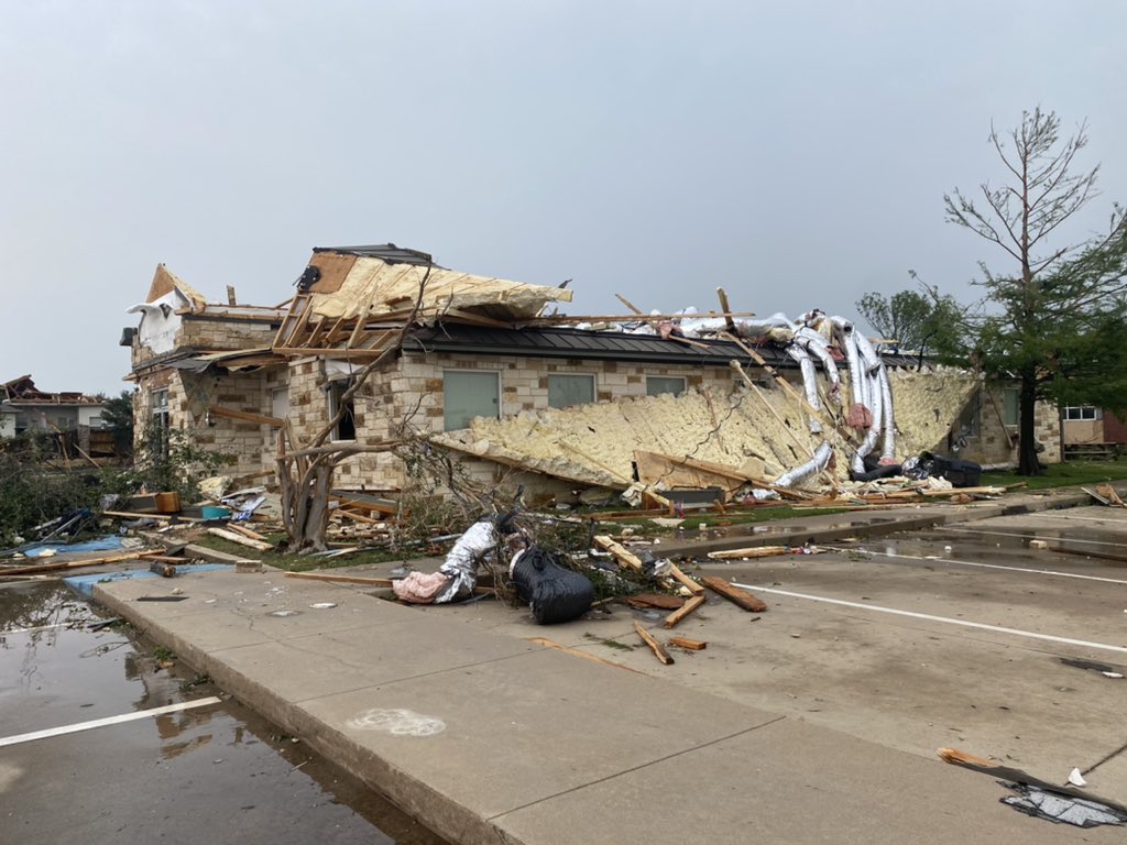 Post-tornado photos from Temple, TX @fox7austin