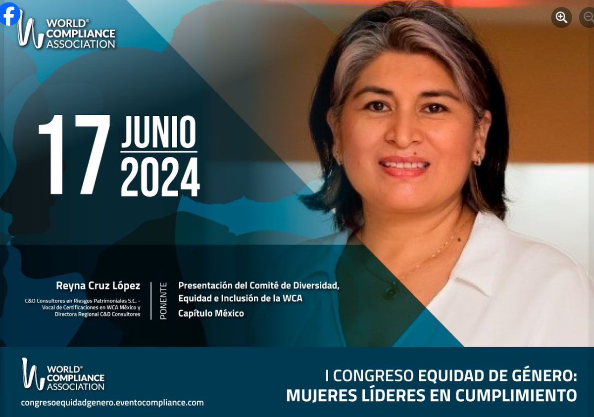 redecl1273's tweet photo. #hablemosdeequidadgenero @worldcompl  Cap México en colaboración con #USAID, I Congreso de Equidad de Género: Mujeres Líderes en Cumplimiento. Conoce más en: https://t.co/vOiZy5A6VS
Inscripciones e informes en: mexico@worldcomplianceassociation.com
Whatsapp: +52 5579313254 https://t.co/SKq6jn0Q8p