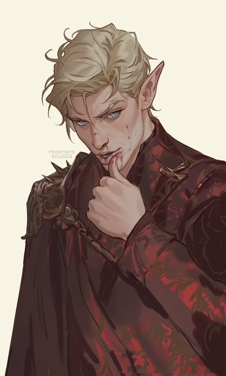 frostedsparrow's tweet photo. “Mortal lives are one long game of make-believe. If you couldn’t lie to yourselves, you’d cut your own throats to end your misery.”
Velarian’s illustration for @hollyblack ‘s game Enemies &amp; Lovers: The Crown of Elfhame! #thecruelprince #thefolkoftheair #illustration https://t.co/JOUVtdWOHD