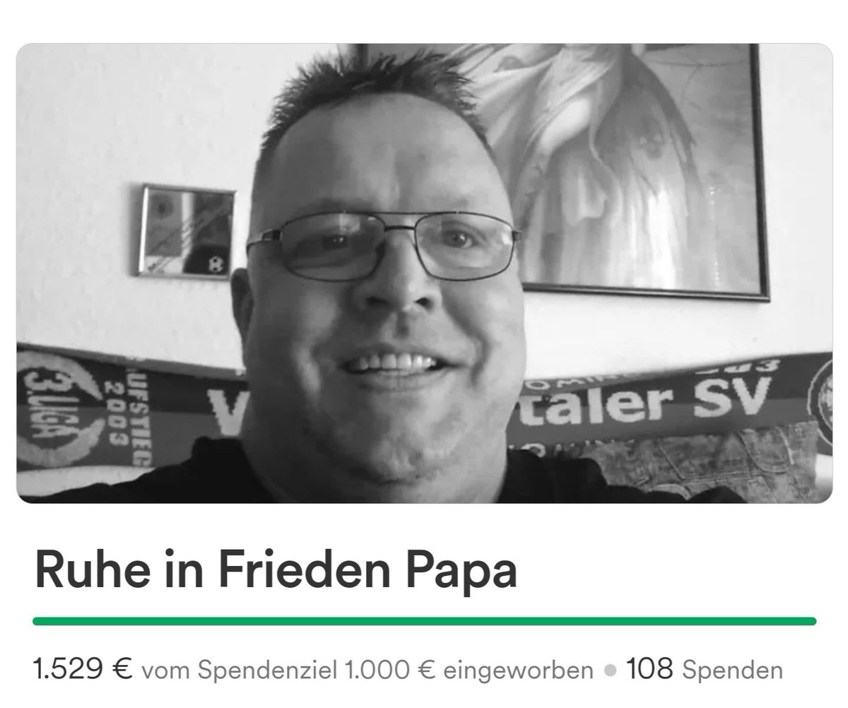 _dominik1904_'s tweet photo. Es ist unglaublich, ich danke euch allen da draußen. Es ist unfassbar, wie sehr mir gerade ein Stein vom Herzen fällt. Teilweise spenden Menschen, mit denen ich keinen Kontakt habe, und helfen mir, die Bestattungskosten bezahlen zu können. Danke an alle da draußen! 😪 https://t.co/XXCq6crmmB