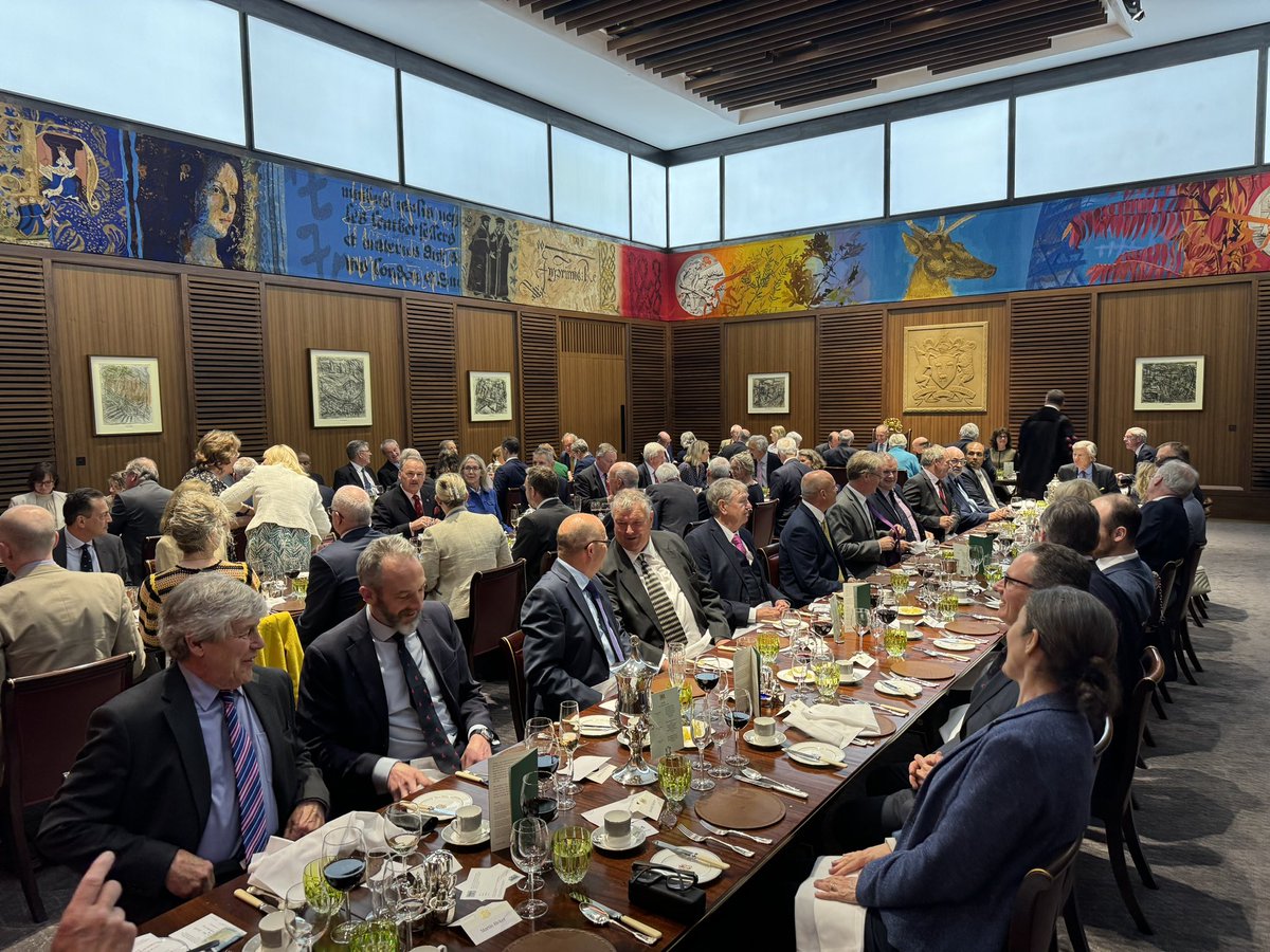 Good to see so many people at the Leather & Hide Trades Benevolent Institution annual charity lunch at the Leathersellers Hall in London.