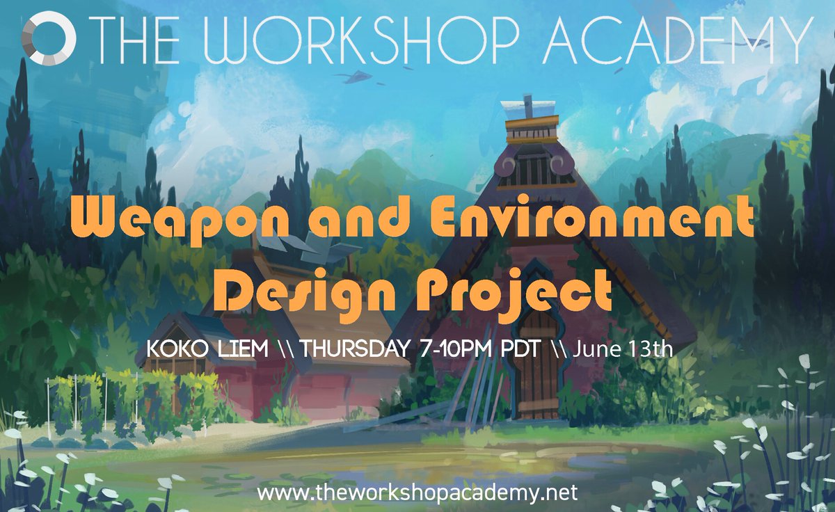 Make sure to check out koko Liem‘s Weapon and Environment Design Project class. It starts in 3 weeks if you want a more advance class on weapon and environment design for a First Person Shooter game!