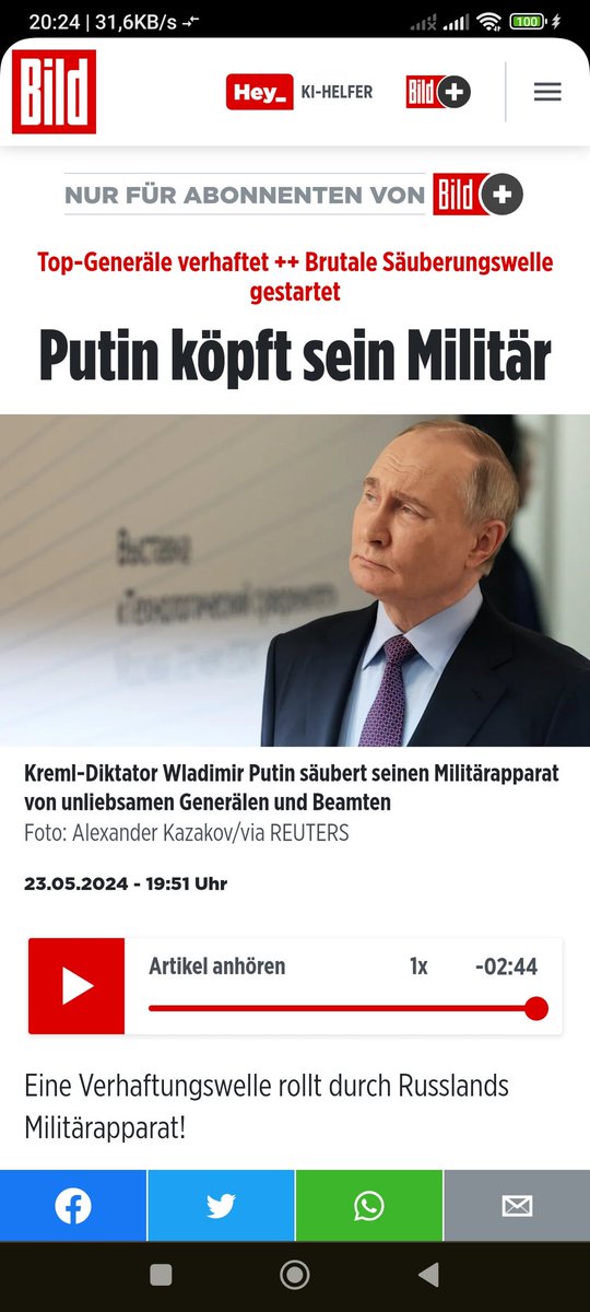 Lerne: Unter Arschlöchern gewinnt immer das Oberarschloch #PutinHitler