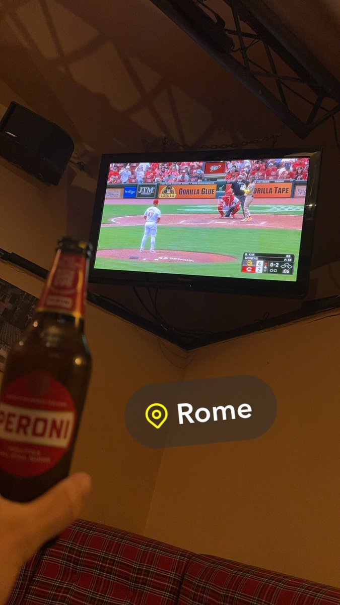 SattMites's tweet photo. Across the globe but still managing to watch the @Reds  ⚾️ https://t.co/6Yl75dsu17