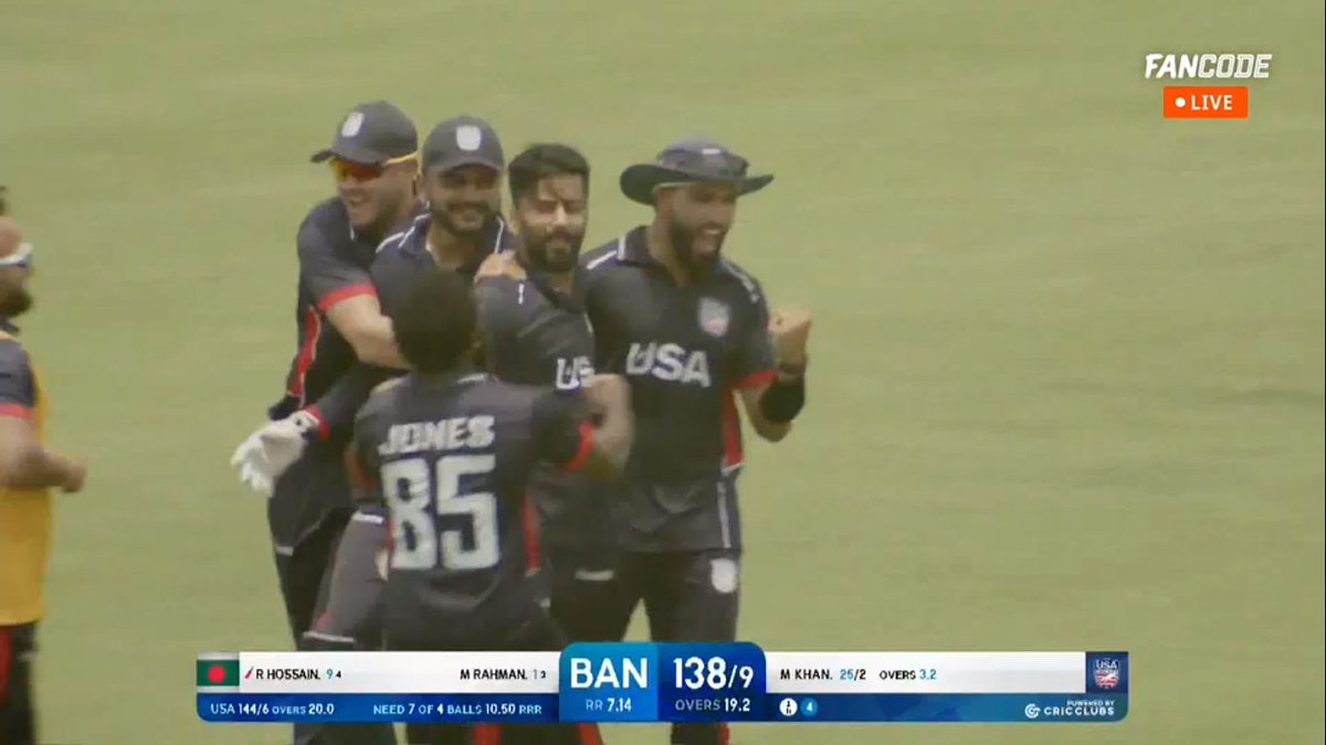 USA DEFEATED BANGLADESH IN THE T20I SERIES....!!!! 🤯💥