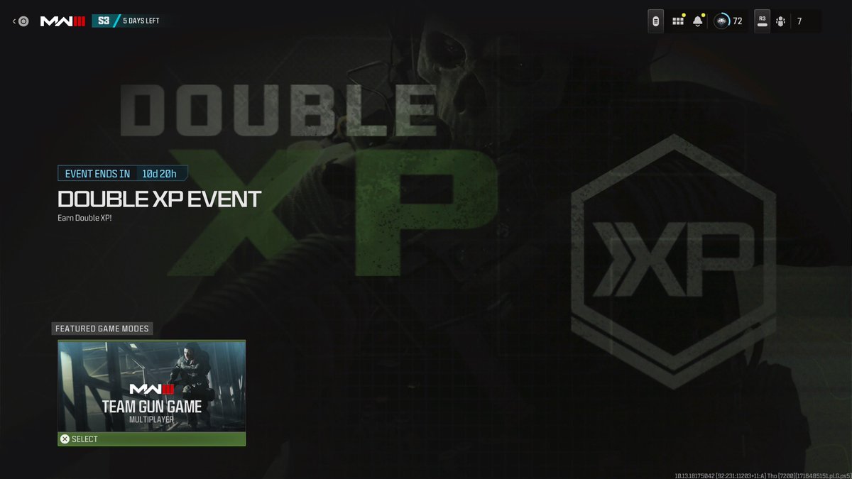 For the end of Season 3 and upcoming start of Season 4 of MW3 and Warzone, Double XP event is now live in game. The Double XP event goes through June 3 at 10am PT.