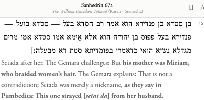 FellaNPC's tweet photo. @CombatKempo @OliLondonTV @JoeBiden @realDonaldTrump It is true. According to Talmud, Mary committed adultery (for example Sanhedrin 67A). https://t.co/2hMKYy5XJk