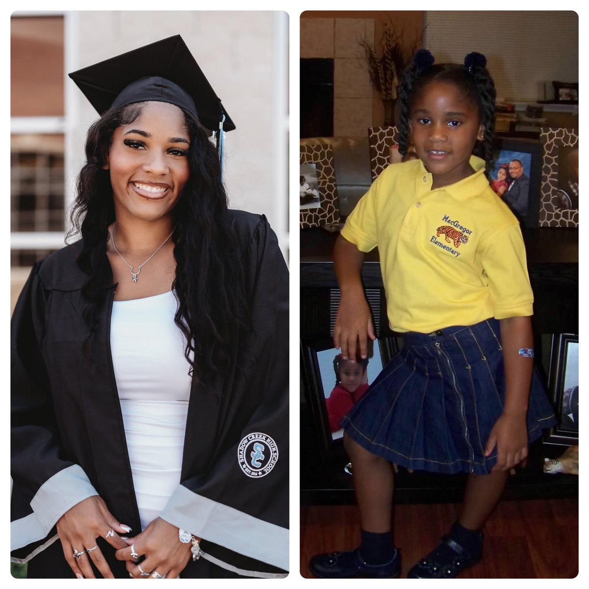 DronesOlinka's tweet photo. How it started and how it’s ending…Congratulations @kyndalldrones We are so proud of you❣️👩🏽‍🎓🎓 https://t.co/vhc72nVz6R